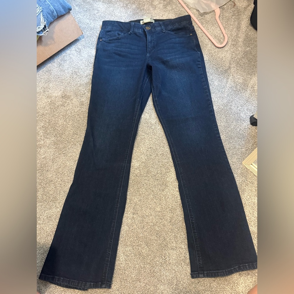 Democracy Blue Straight Leg Jeans with Classic Fit